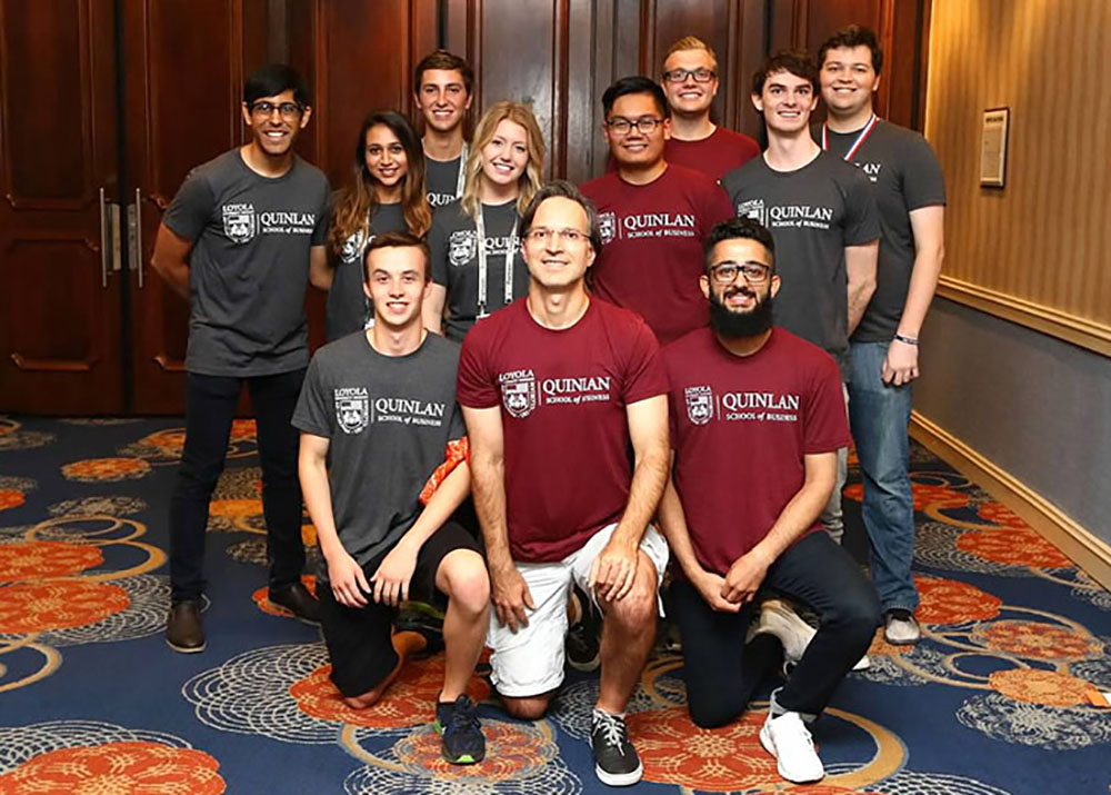 Quinlan undergrads honored at global data analytics conference